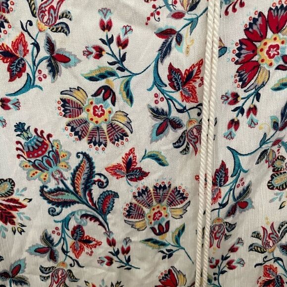 Naif White Floral Swing Dress Size 2X - Picture 3 of 4